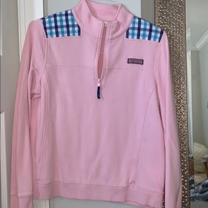 quarter zip pull over